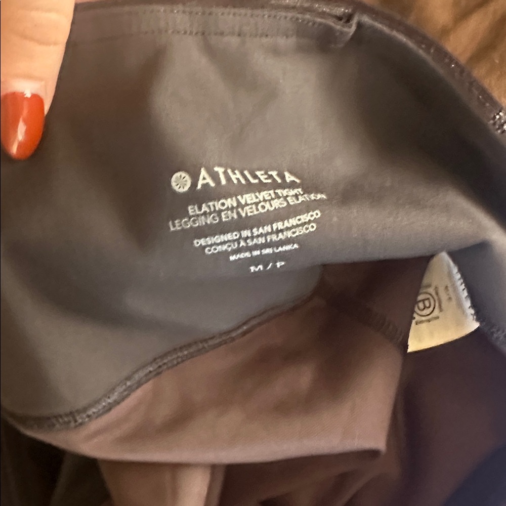 Athleta Elation Velvet Tight - Picture 4 of 4